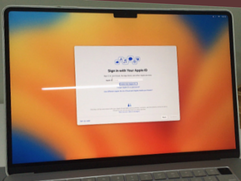 Apple MacBook Air M2 15 chip Display